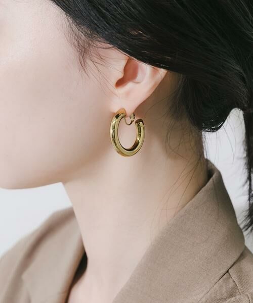 SMELLY / スメリー ピアス・イヤリング | ステンレスボリュームフープイヤリング | 詳細3