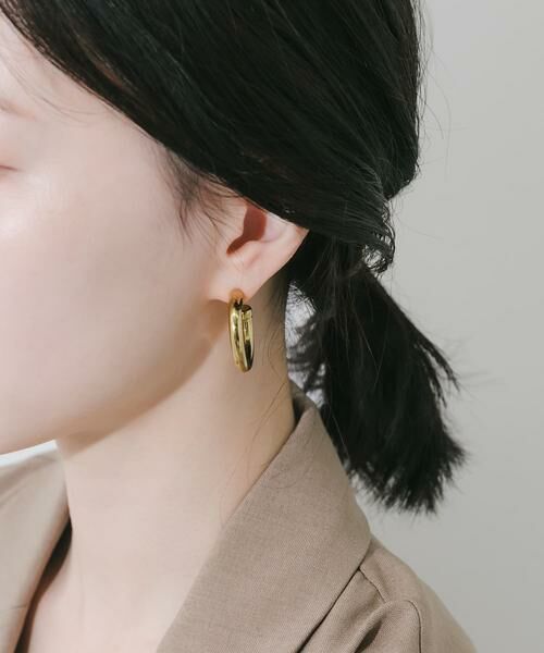 SMELLY / スメリー ピアス・イヤリング | ステンレスボリュームフープイヤリング | 詳細4