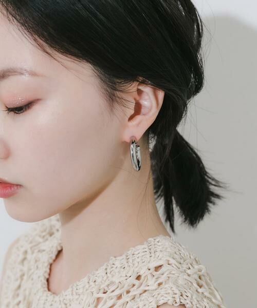 SMELLY / スメリー ピアス・イヤリング | ステンレスボリュームフープイヤリング | 詳細6