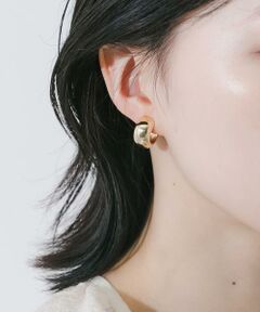 SMELLY / スメリー ピアス・イヤリング | メタルボリュームワンタッチフープイヤリング