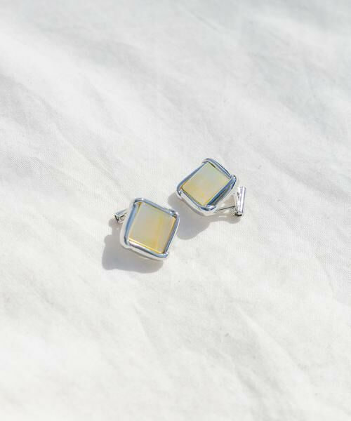SMELLY / スメリー ピアス・イヤリング | スクエアシェルイヤリング | 詳細1