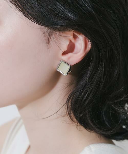 SMELLY / スメリー ピアス・イヤリング | スクエアシェルイヤリング | 詳細2