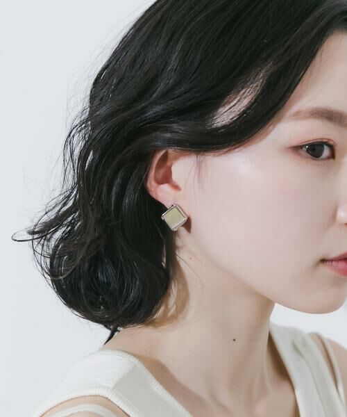 SMELLY / スメリー ピアス・イヤリング | スクエアシェルイヤリング | 詳細6