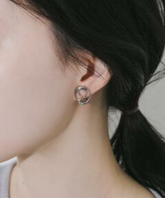 SMELLY / スメリー ピアス・イヤリング | ニュアンスラウンドカーブイヤリング