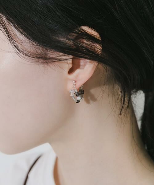 SMELLY / スメリー ピアス・イヤリング | ビーズレイヤードイヤリング | 詳細5