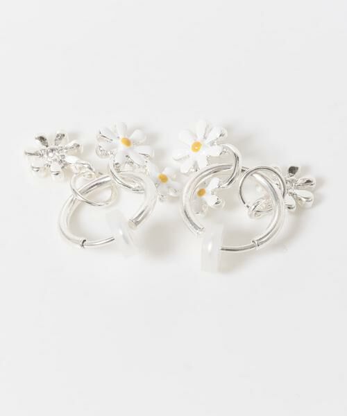 SMELLY / スメリー ピアス・イヤリング | フラワーチャームフープイヤリング | 詳細6