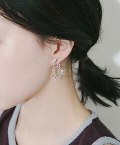 SMELLY / スメリー ピアス・イヤリング | カーブラインラウンドチェーンイヤリング
