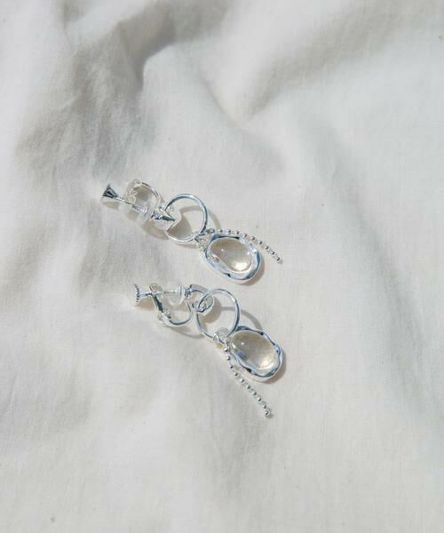 SMELLY / スメリー ピアス・イヤリング | クリアドロップチェーンイヤリング | 詳細2