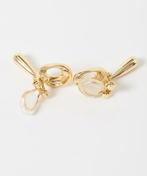 SMELLY / スメリー ピアス・イヤリング | ニュアンスラウンドドロップイヤリング | 詳細5