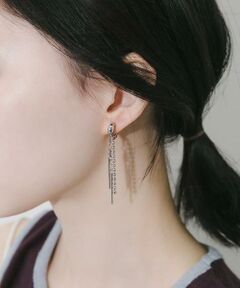 SMELLY / スメリー ピアス・イヤリング | ダブルチェーンイヤリング