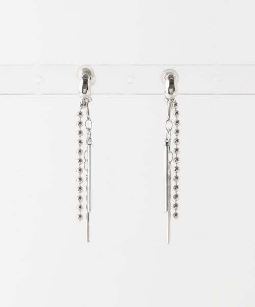 SMELLY / スメリー ピアス・イヤリング | ダブルチェーンイヤリング | 詳細4