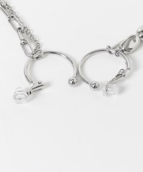 SMELLY / スメリー ピアス・イヤリング | アシンメトリーマルチチェーンイヤリング | 詳細8