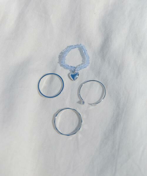 SMELLY / スメリー リング | チャームビーズ4セットリング | 詳細1