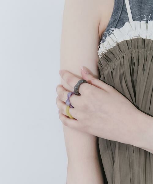 SMELLY / スメリー リング | カラージュシ3セットリング | 詳細2