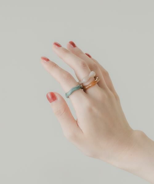 SMELLY / スメリー リング | カラージュシ3セットリング | 詳細8