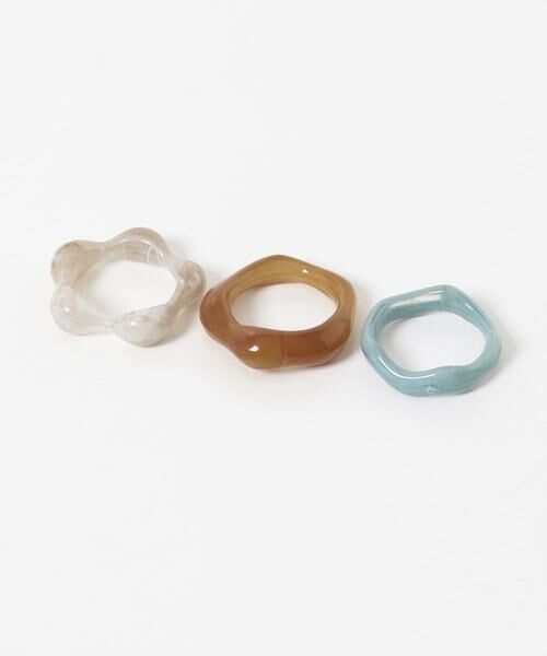 SMELLY / スメリー リング | カラージュシ3セットリング | 詳細9