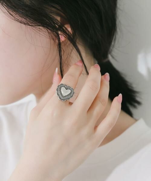SMELLY / スメリー リング | ヴィンテージライクハートコンチョリング | 詳細1