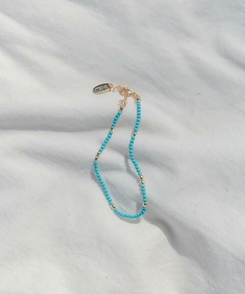 SMELLY / スメリー ブレスレット・バングル | ターコイズカラービーズブレスレット | 詳細1