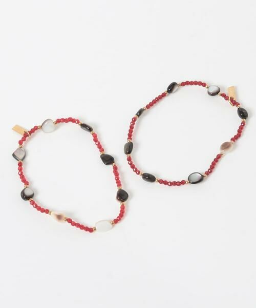 SMELLY / スメリー ブレスレット・バングル | ステンレスストーンカラービーズブレスレット | 詳細3