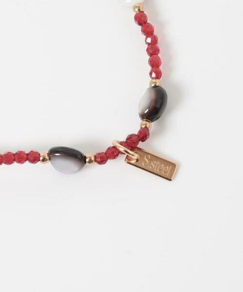 SMELLY / スメリー ブレスレット・バングル | ステンレスストーンカラービーズブレスレット | 詳細5