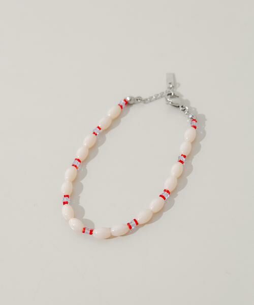 SMELLY / スメリー ブレスレット・バングル | ステンレスポイントカラービーズブレスレット | 詳細1
