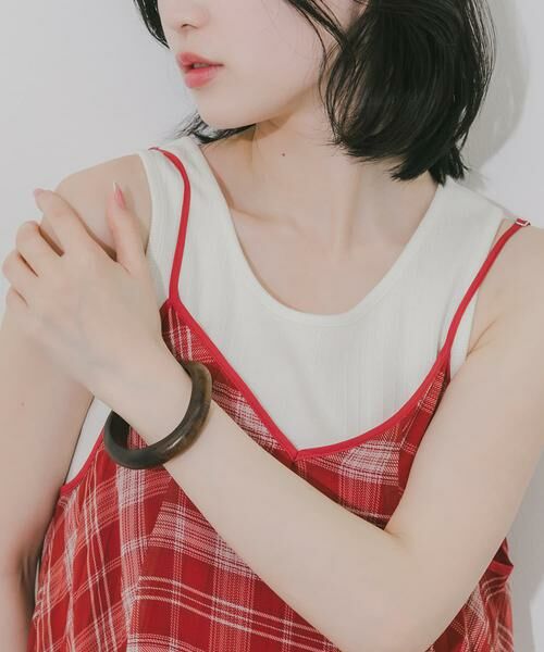 SMELLY / スメリー ブレスレット・バングル | ニュアンスラインウッドバングル | 詳細3