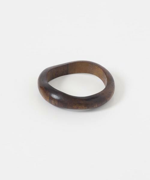 SMELLY / スメリー ブレスレット・バングル | ニュアンスラインウッドバングル | 詳細4