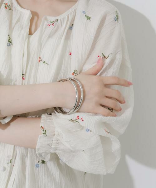 SMELLY / スメリー ブレスレット・バングル | シンプルメタル2セットバングル（シルバー）