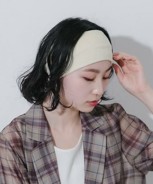 SMELLY / スメリー カチューシャ・カチューム・その他 | パイルヘアターバン（イエロー）