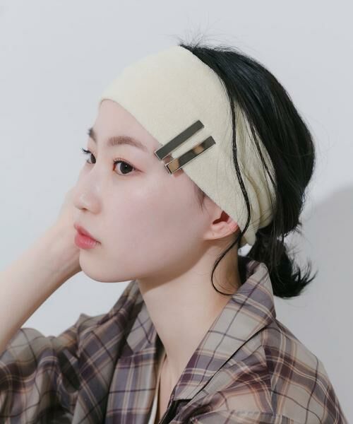 SMELLY / スメリー カチューシャ・カチューム・その他 | ステンレススクエア2セットヘアピン | 詳細1