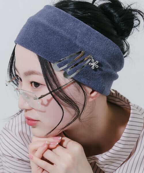 SMELLY / スメリー カチューシャ・カチューム・その他 | ステンレスフラワーチャームセットヘアピン | 詳細3