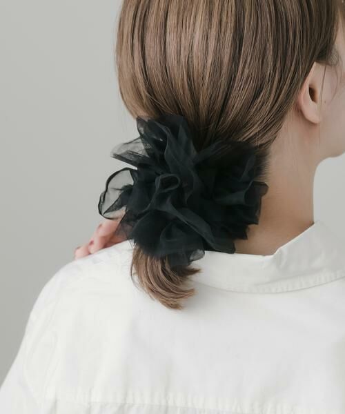 SMELLY / スメリー ヘアゴム・シュシュ | シアーフリルボリュームシュシュ | 詳細2