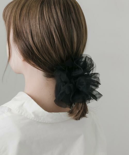 SMELLY / スメリー ヘアゴム・シュシュ | シアーフリルボリュームシュシュ | 詳細3