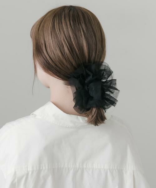 SMELLY / スメリー ヘアゴム・シュシュ | シアーフリルボリュームシュシュ | 詳細5