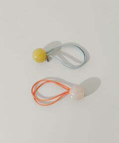 SMELLY / スメリー ヘアゴム・シュシュ | マーブルボール2セットヘアポニー