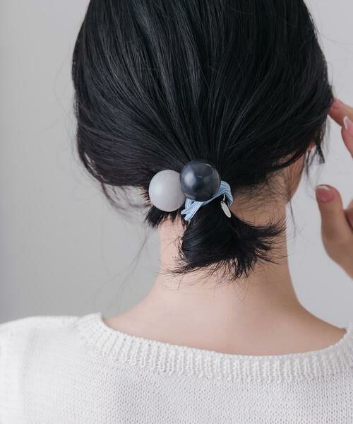 SMELLY / スメリー ヘアゴム・シュシュ | マーブルボール2セットヘアポニー | 詳細2