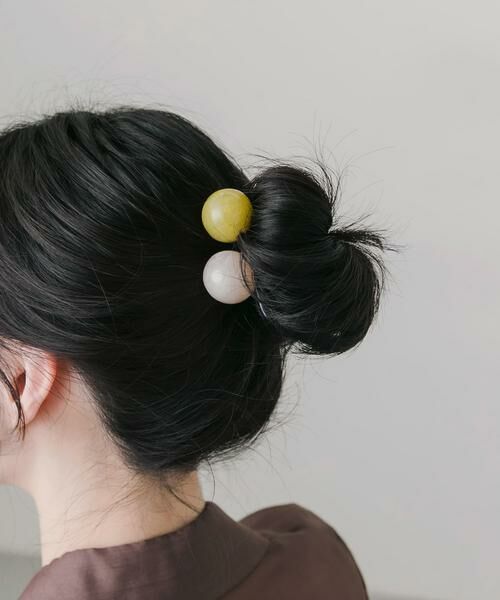 SMELLY / スメリー ヘアゴム・シュシュ | マーブルボール2セットヘアポニー | 詳細7