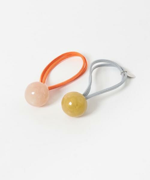 SMELLY / スメリー ヘアゴム・シュシュ | マーブルボール2セットヘアポニー | 詳細9