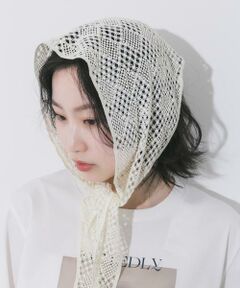 SMELLY / スメリー バンダナ・スカーフ | クロシェサンカクスカーフ