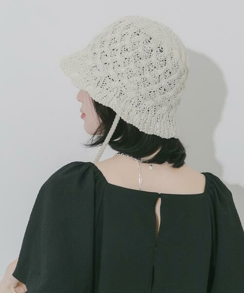 SMELLY / スメリー ハット | クロスアミサーモハット | 詳細3