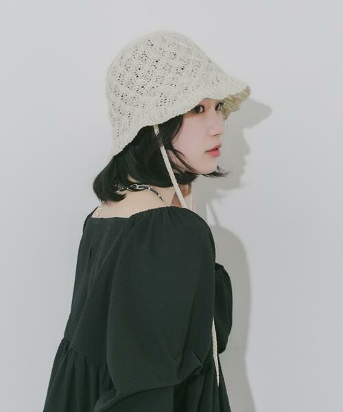SMELLY / スメリー ハット | クロスアミサーモハット | 詳細4