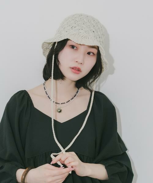 SMELLY / スメリー ハット | クロスアミサーモハット | 詳細6