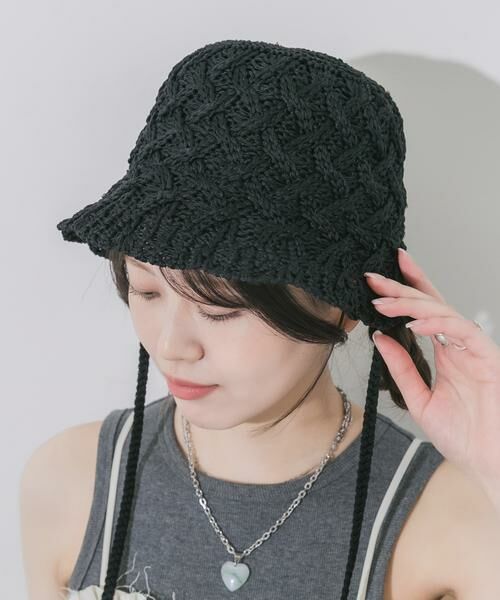 SMELLY / スメリー ハット | クロスアミサーモハット | 詳細10