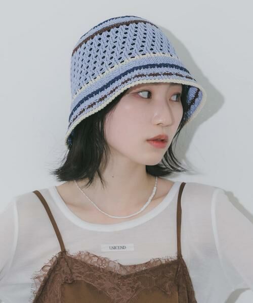 SMELLY / スメリー ハット | カラーボーダーサーモハット（ブルー）