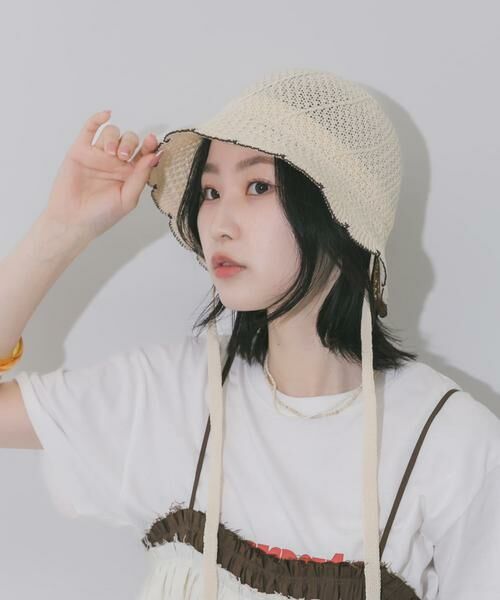 SMELLY / スメリー ハット | スカラップバケットハット | 詳細1