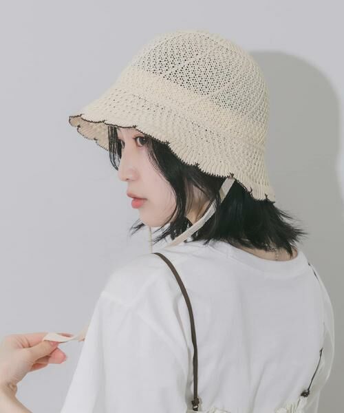 SMELLY / スメリー ハット | スカラップバケットハット | 詳細2