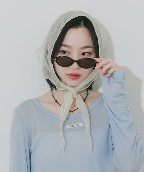 SMELLY / スメリー サングラス・メガネ | オーバルスリムサングラス（ブラウン系その他）