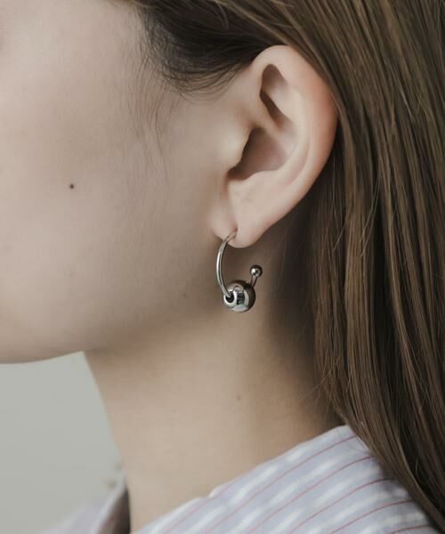 SMELLY / スメリー ピアス・イヤリング | チェーンコンビアシンメトリーピアス | 詳細8