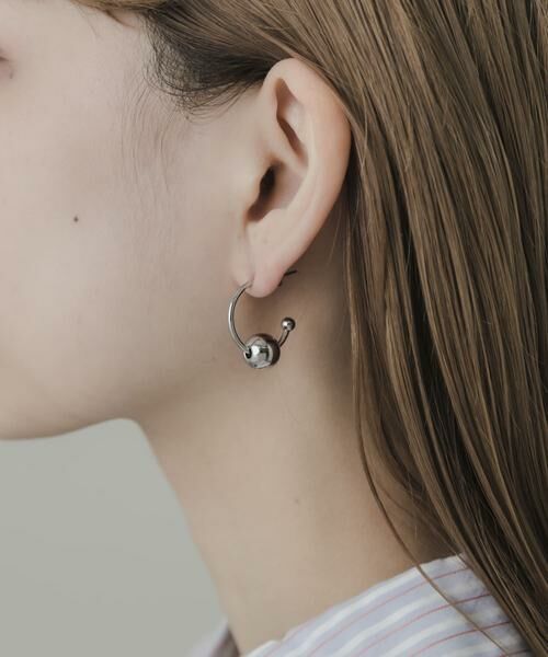 SMELLY / スメリー ピアス・イヤリング | チェーンコンビアシンメトリーピアス | 詳細9