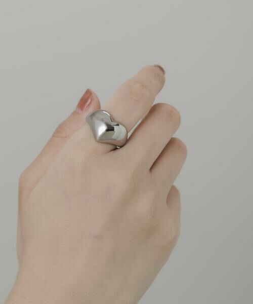 SMELLY / スメリー リング | ステンレスハートモチーフリング | 詳細2